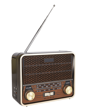 Retro Radio perfect for listening to The Skewer